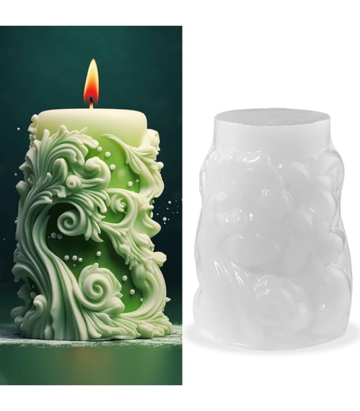 Molde de silicona borde espiral 11x8cm