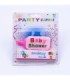 Vela baby shower forma biberon