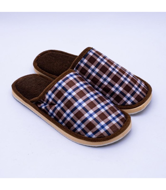 Pantufla a cuadros 38-41