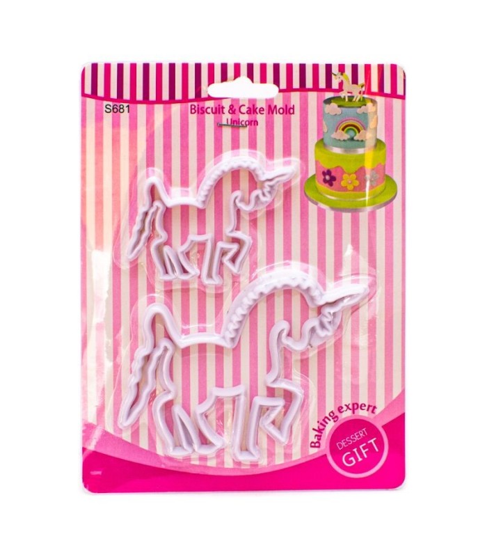 Moldes de unicornio 2pc