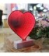 Luz led infinito 3D forma corazón