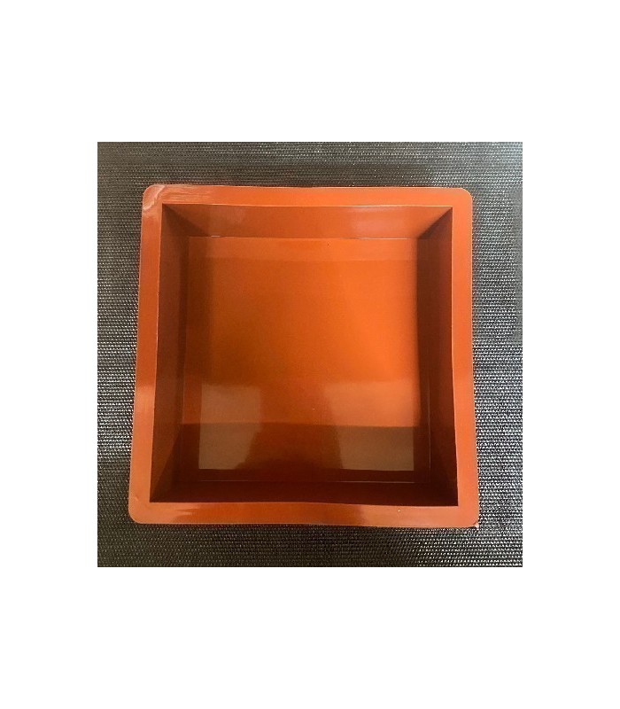 Molde silicona cuadrado, para horno 17x17x5cm