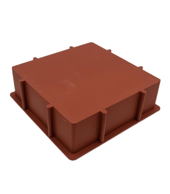 Molde silicona cuadrado, para horno 17x17x5cm