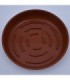 Base para plantera marrón 18cm