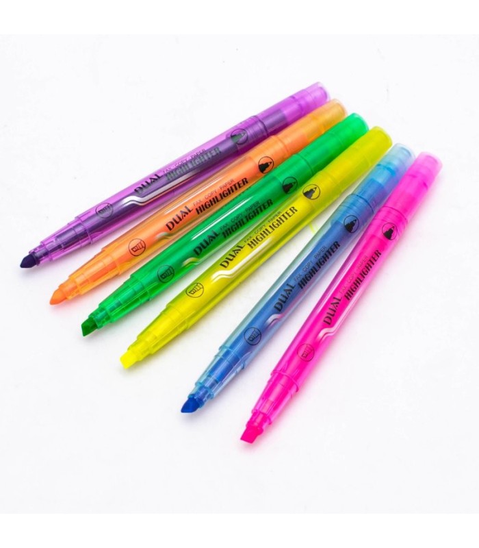 Resaltadores fluor Highlighter 6pc