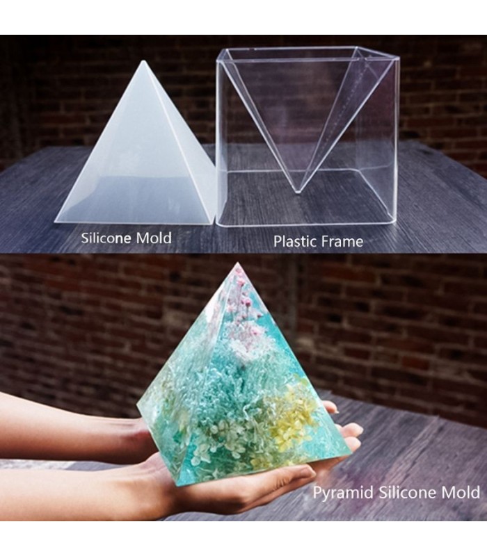 Molde de silicona diseño piramide 185x160x155mm