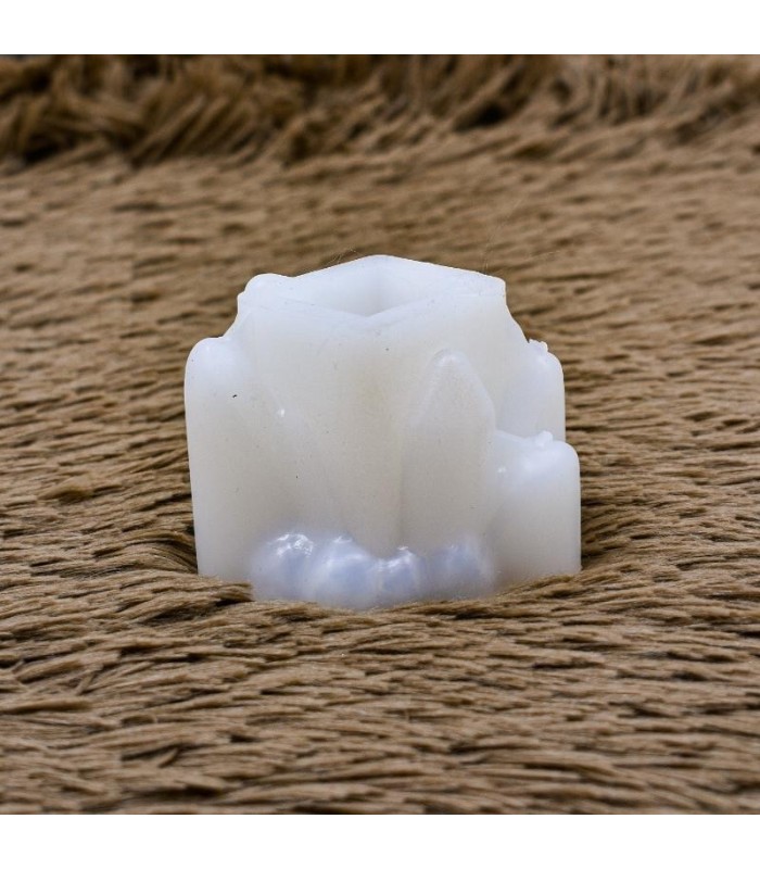 Molde de silicona forma piedra cuarzo 55x75x55mm