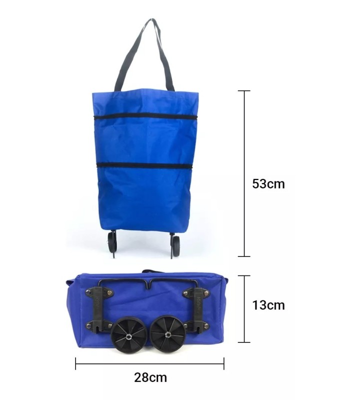 Bolsa de mercaderias plegable con rueda
