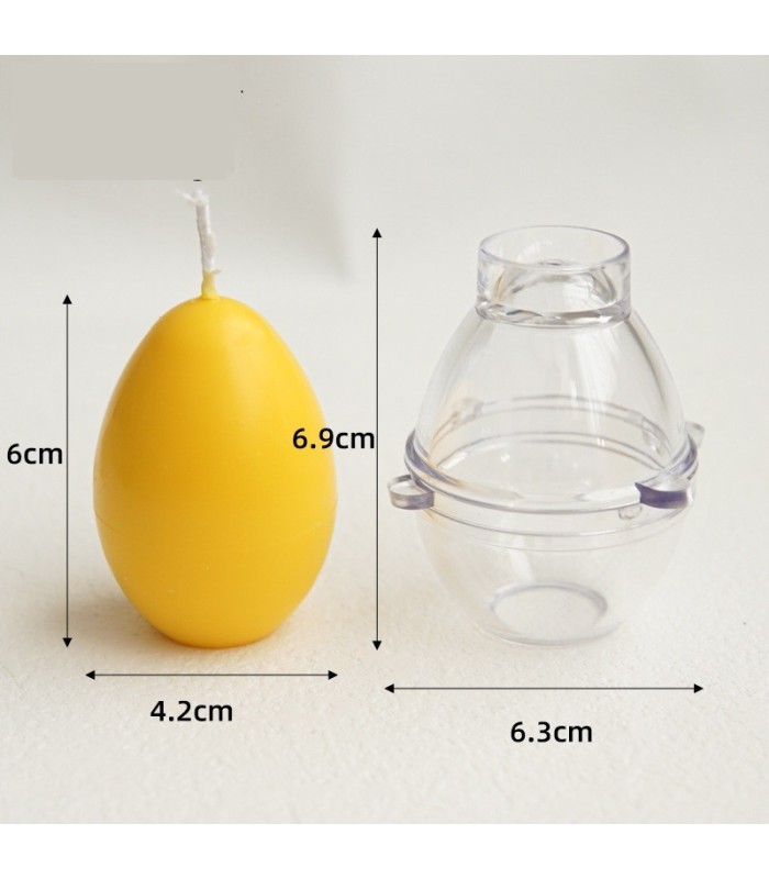 Molde acrílico huevo 6.9x6.3cm