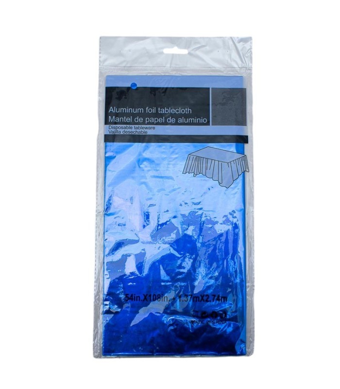 Mantel de papel aluminio 137x274cm
