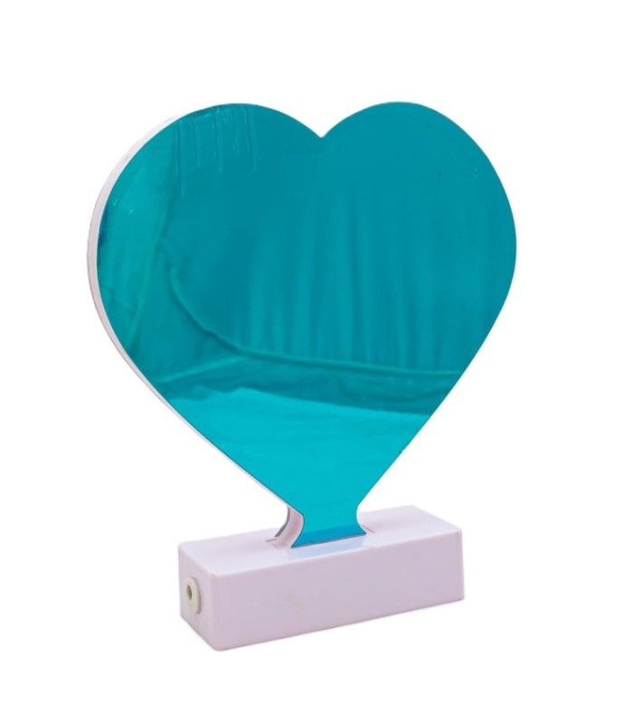 Luz led infinito 3D forma corazón