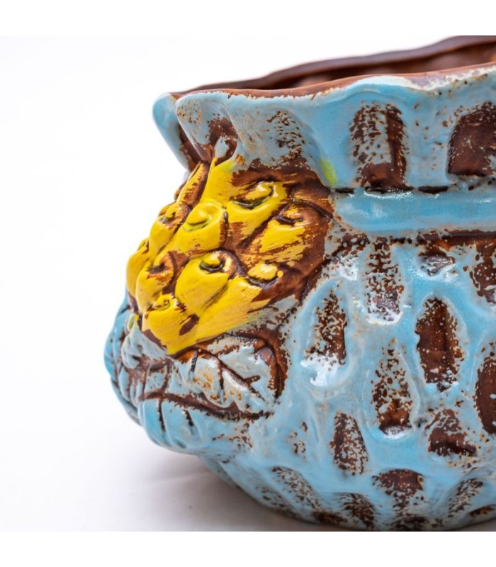 Maceta diseño rustico 15x16.5cm