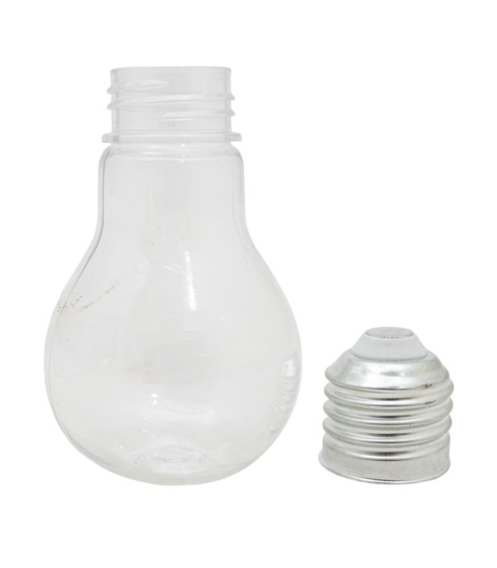 Frasco de plástico forma foco 10x5cm