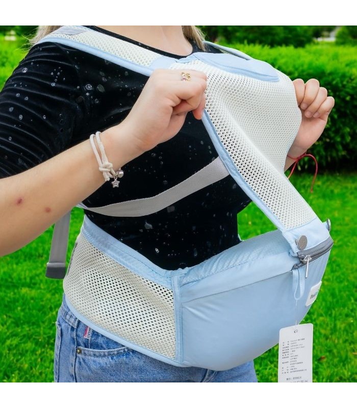 Canguro con asiento y caja