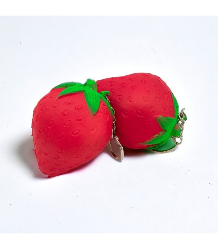 Squishy llavero forma frutilla 1 Ud.