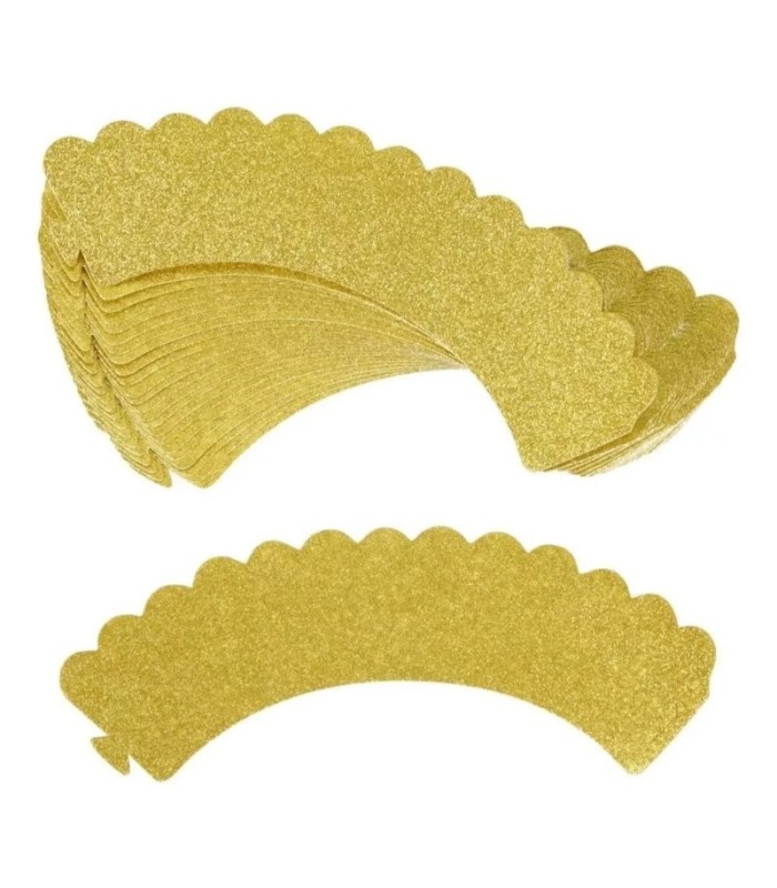 Molde para torta con brillo 12 piezas