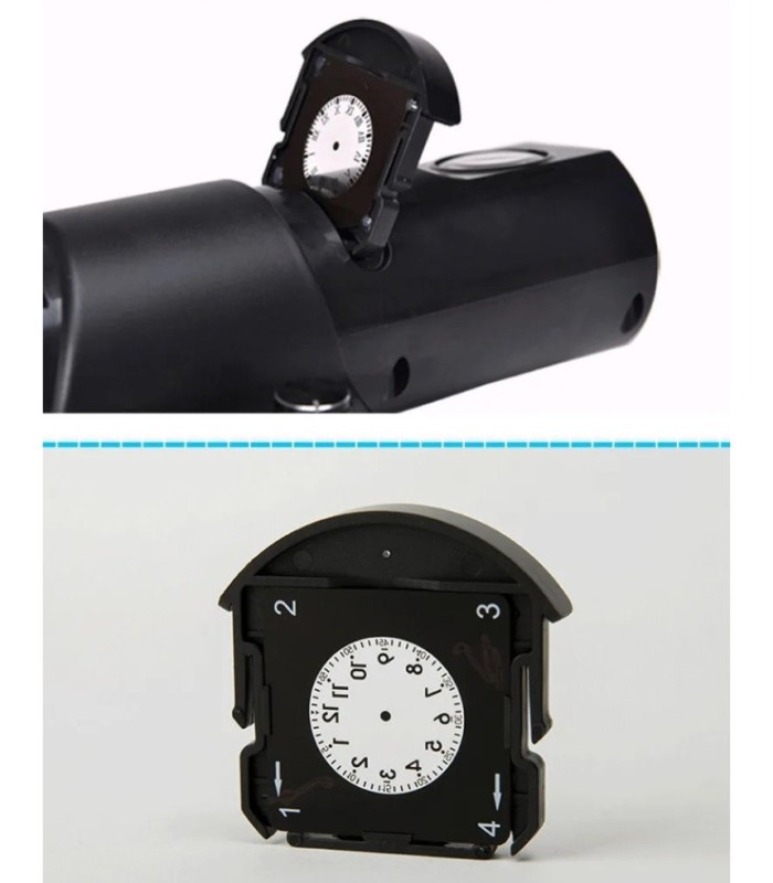Proyector de reloj analógico con control