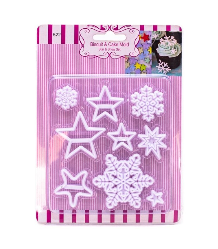 Molde para galletas 9pc