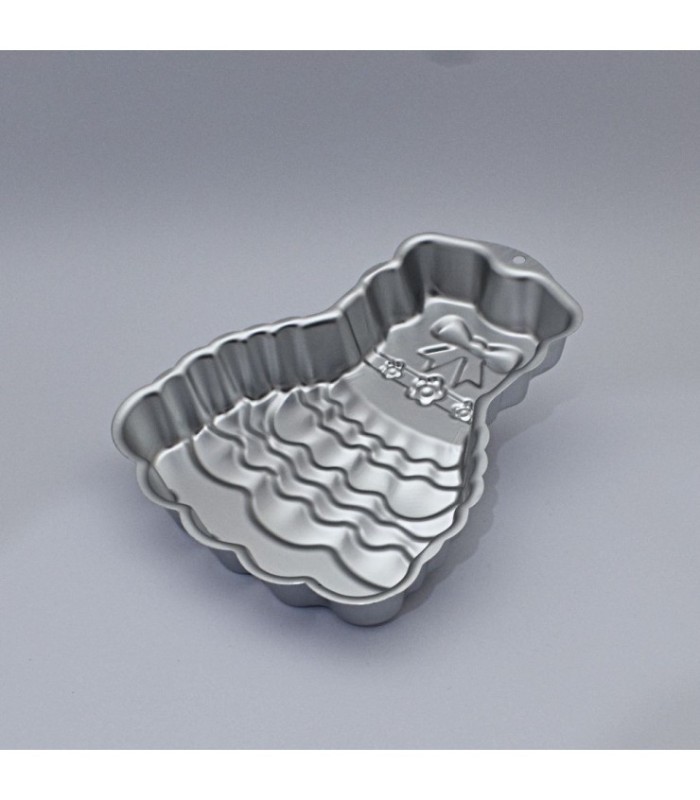 Molde para torta diseño vestido