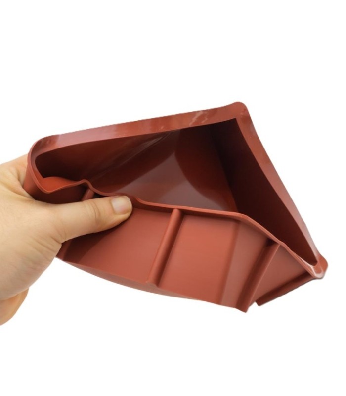 Molde silicona cuadrado, para horno 17x17x5cm