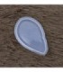 Molde de silicona forma ala 90x56mm