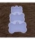 Molde de silicona dije diseño hueso 94x64mm