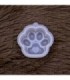 Molde de silicona pata de gato 5x5cm