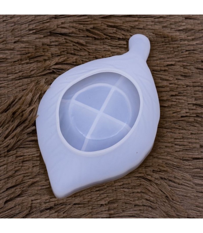 Molde de silicona diseño hoja 147x91mm