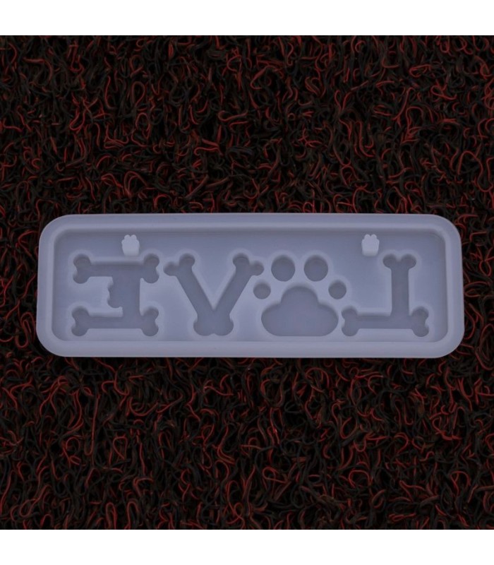 Molde de silicona Love 14.5x53x10cm