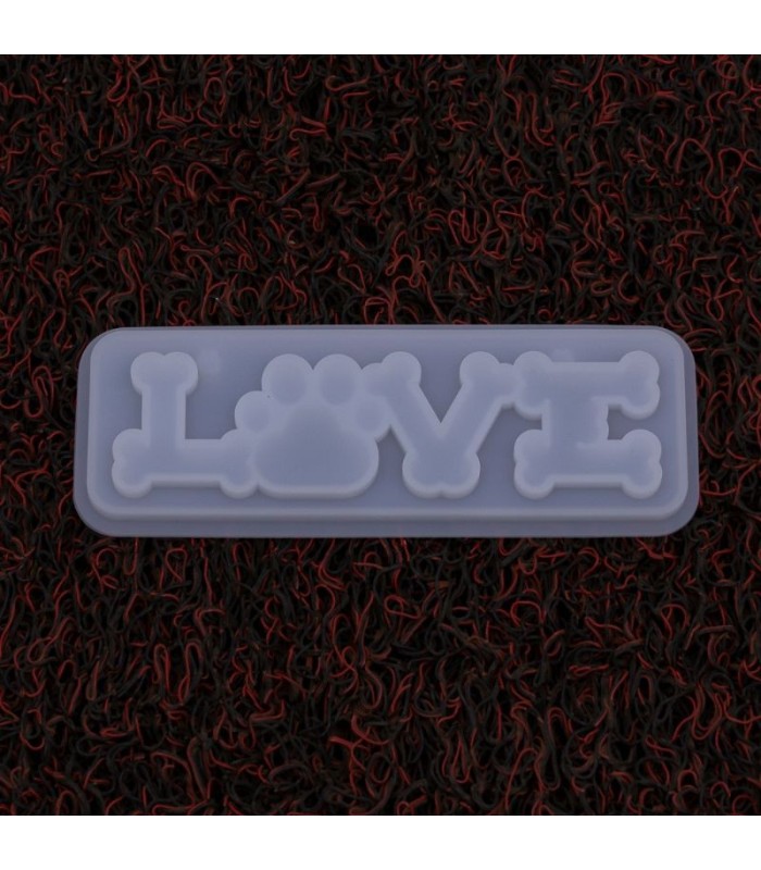 Molde de silicona Love 14.5x53x10cm