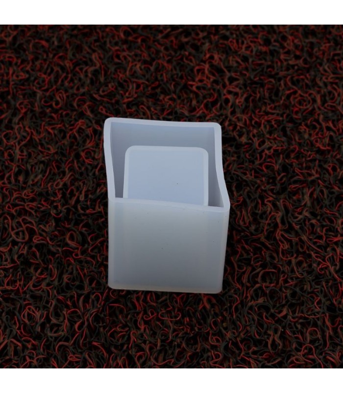 Molde de silicona pote cuadrado 6x5cm