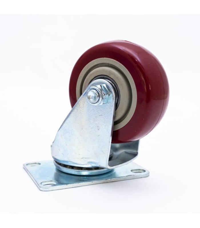 Rueda para mueble 105mm 80kg giratorio