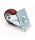 Rueda para mueble 105mm 80kg giratorio