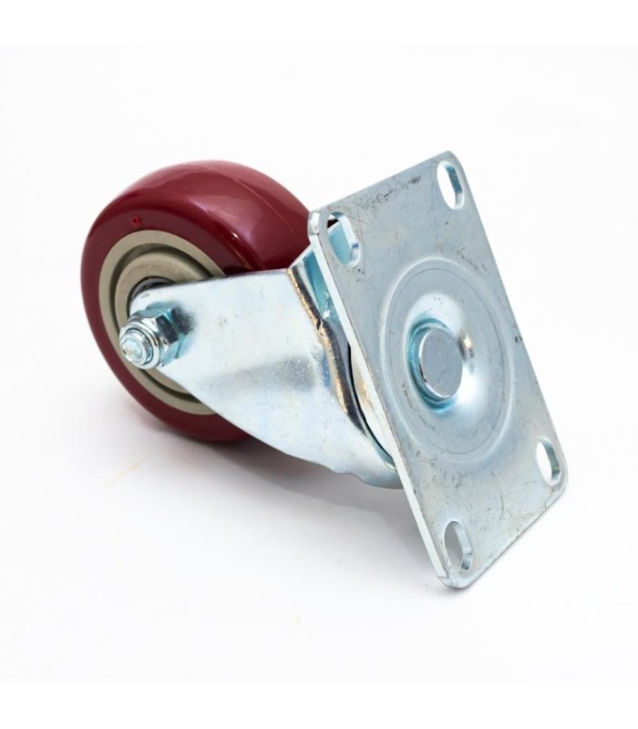 Rueda para mueble 105mm 80kg giratorio