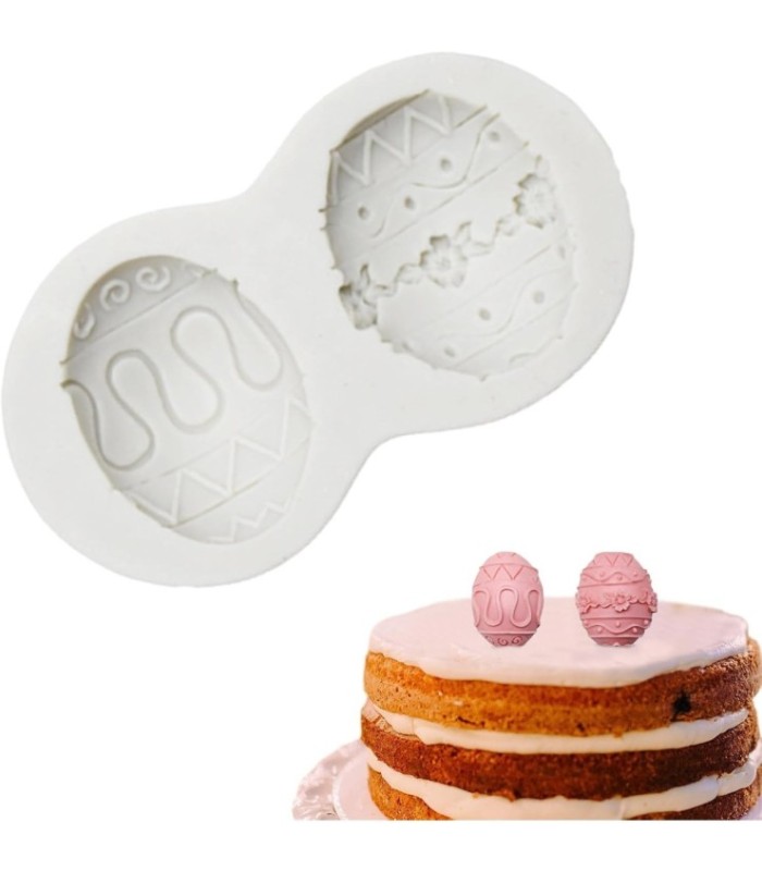 Molde de silicona huevo de pascua 10.2x5.7cm