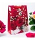 Bolsa para regalo diseño de rosas 26x33cm