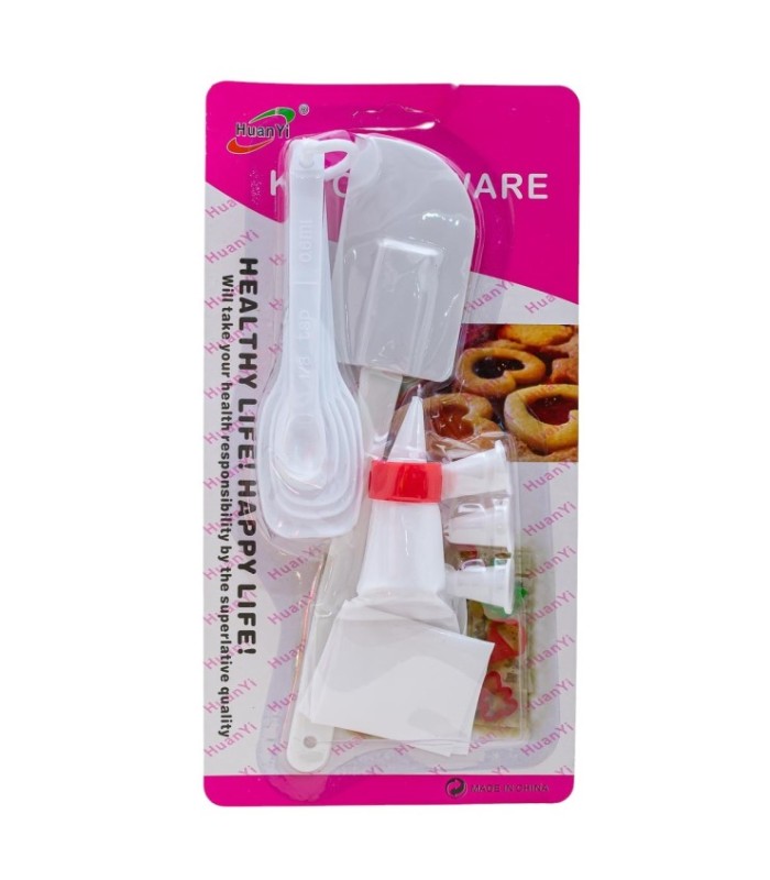 kit de manga,  espatula y cuchara medidoda