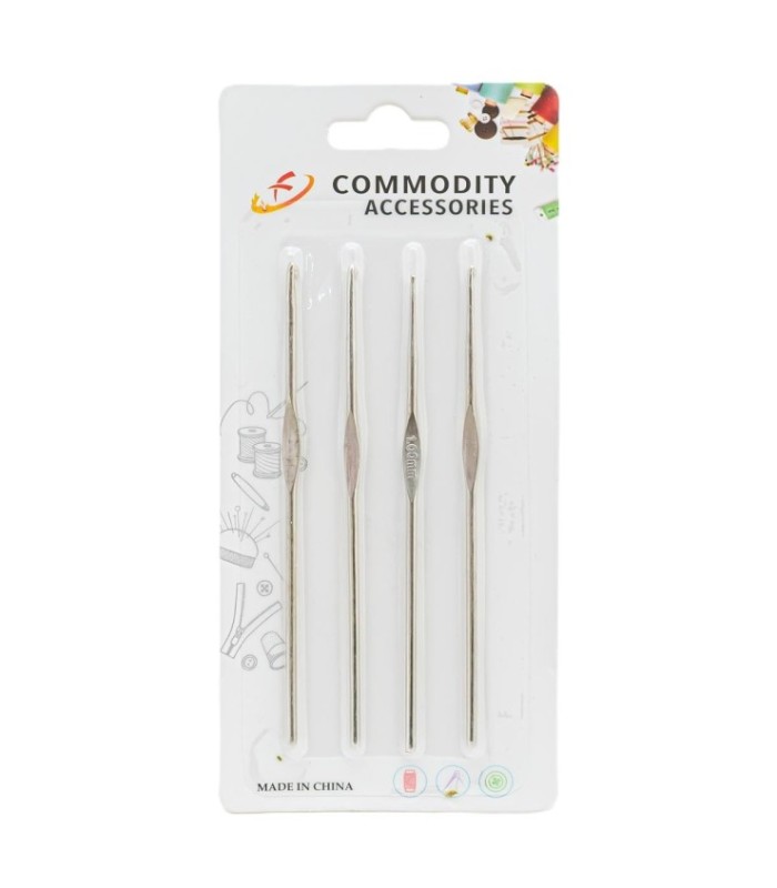 Aguja de croché 4 piezas