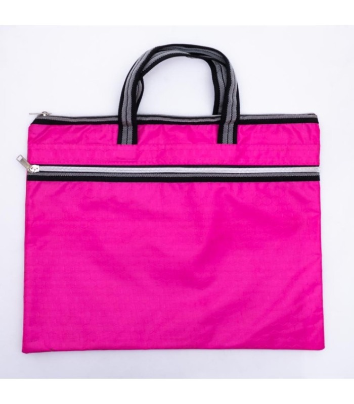 Folio de tela con manija