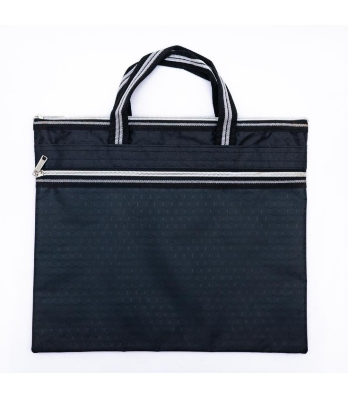 Folio de tela con manija