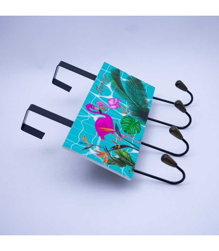 Organizador con 4 ganchos 25x10cm