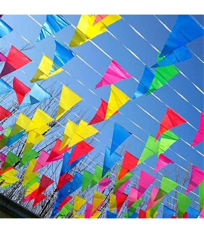 Banderín de tela 10 tiras 10m