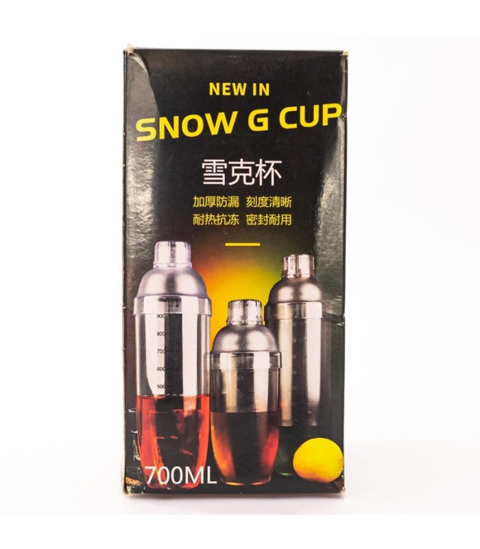 Coctelera de plástico para tragos 700ml