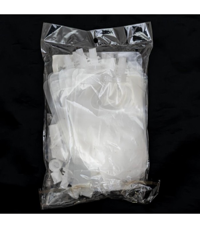 Bolsa de plastico con tapa 300ml 20 piezas
