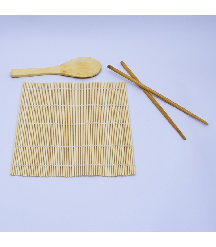Kit para sushi de bambú 3 piezas