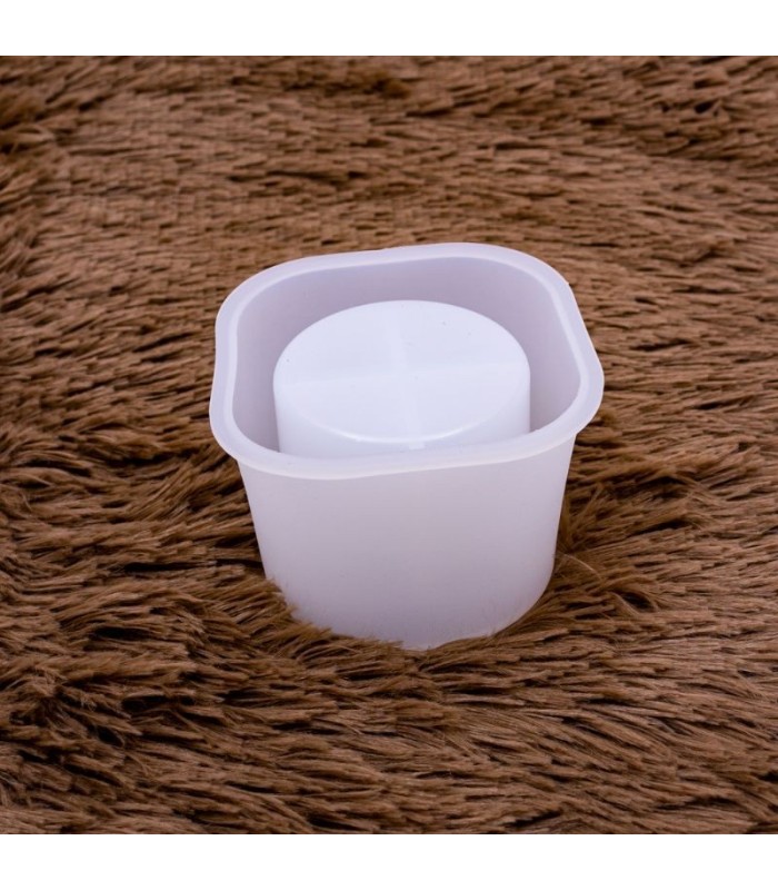 Molde de silicona  maceta 90x90x65mm