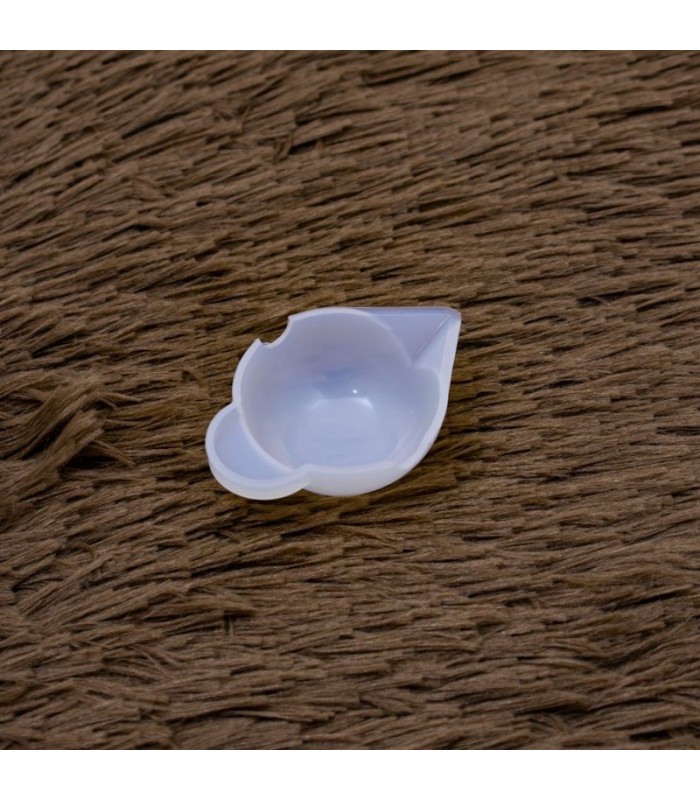 Mini vasito de silicona con pico para aplicacion