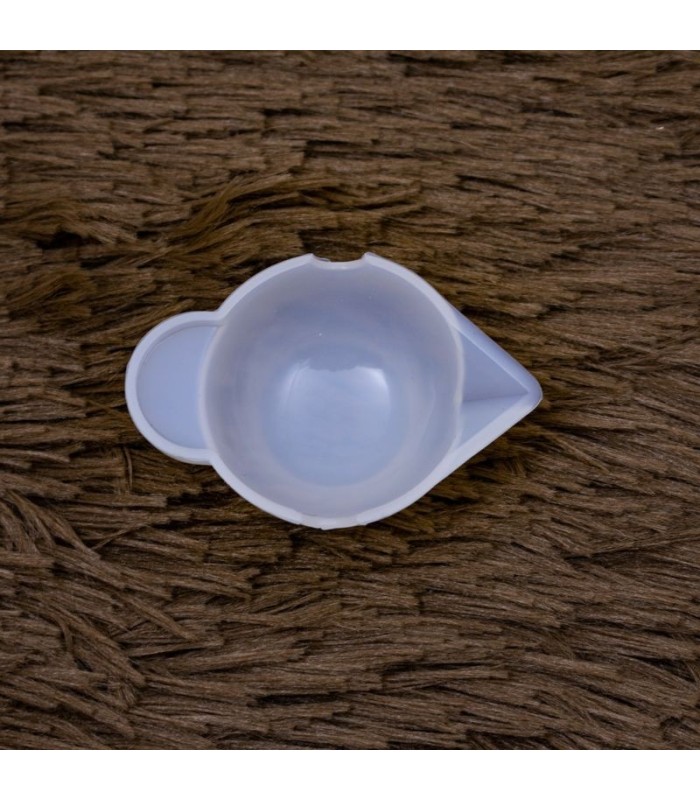 Mini vasito de silicona con pico para aplicacion