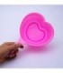 Bandeja de plastico diseño corazón