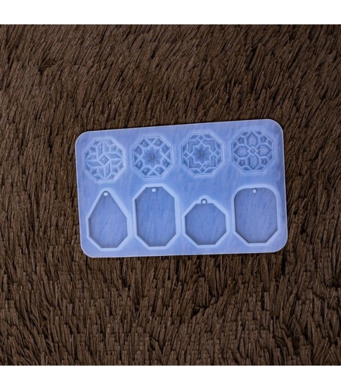 Molde de silicona diseño de dije 15x7cm